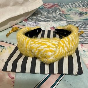 Lele Sadoughi Yellow Sweater Knit Headband